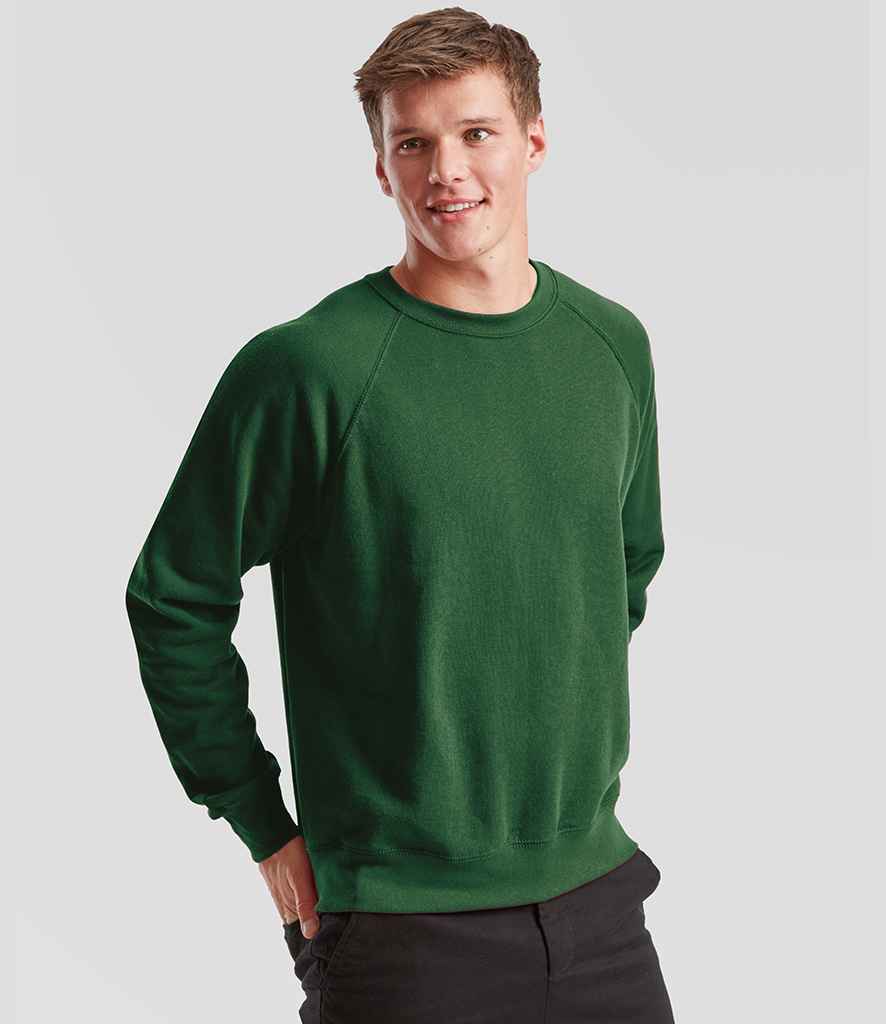 Fruit of the Loom Classic Raglan Sweatshirt SS8 BOT MODEL 1 HERO Fruit of the Loom Classic Raglan Sweatshirt SS8 BOT MODEL 1 HERO