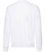 Fruit of the Loom Classic Drop Shoulder Sweatshirt SS9 WHI BACK