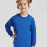Fruit of the Loom Kids Classic Drop Shoulder Sweatshirt SS9B ROY MODEL 1 HERO