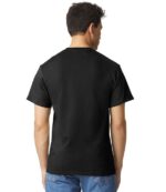GD21 Gildan Hammer Heavyweight T-Shirt – Black (model, back)