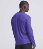 JC002 AWDis Cool Long Sleeve Wicking T-Shirt – Purple (model, back)