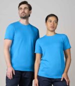 RX151 Pro RTX Pro T-Shirt – Turquoise Blue (model, front)