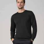 RX152 Pro RTX Pro Long Sleeve T-Shirt – Black (model, front)