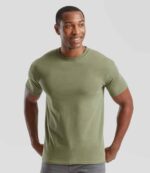 SS10 Fruit of the Loom Super Premium T-Shirt – Classic Olive (model, front)