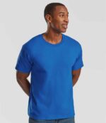 SS6 Fruit of the Loom Value T-Shirt – Royal Blue (model, front)