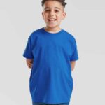 SS6B Fruit of the Loom Kids Value T-Shirt – Royal Blue (model, front)