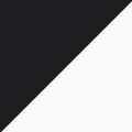 jet black arctic white colour swatch